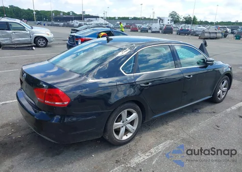 2012 Volkswagen Passat 2.5L Se из США, поврежденный, VIN 1VWBP7A34CC078416